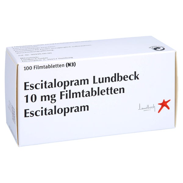 ESCITALOPRAM Lundbeck 10 mg Filmtabletten 100 St