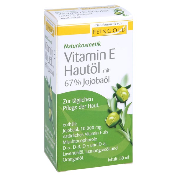 Vitamin E Hautöl mit 67% Jojobaöl 50 ml
