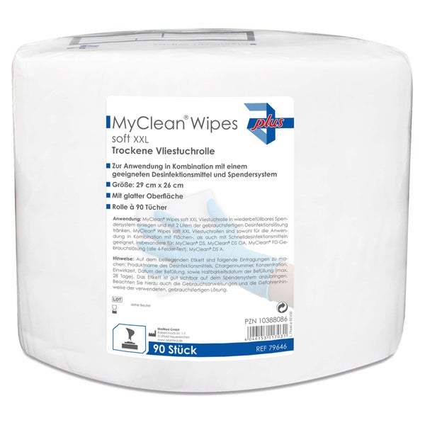 Myclean Wipes soft XXL Des.Tücher Serie 90 St