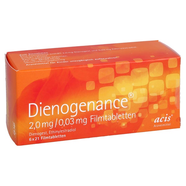 DIENOGENANCE 2,0 mg/0,03 mg Filmtabletten 6X21 St