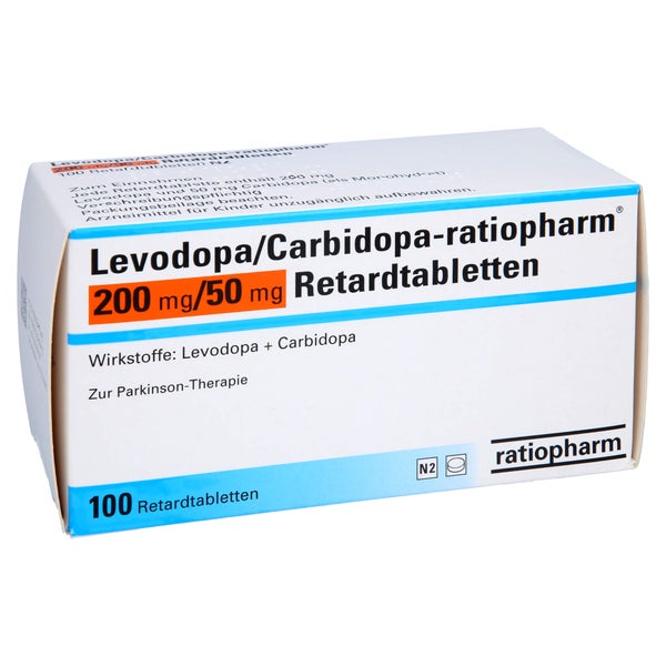 LEVODOPA/Carbidopa-ratiopharm 200 mg/50 mg Ret.-T. 100 St
