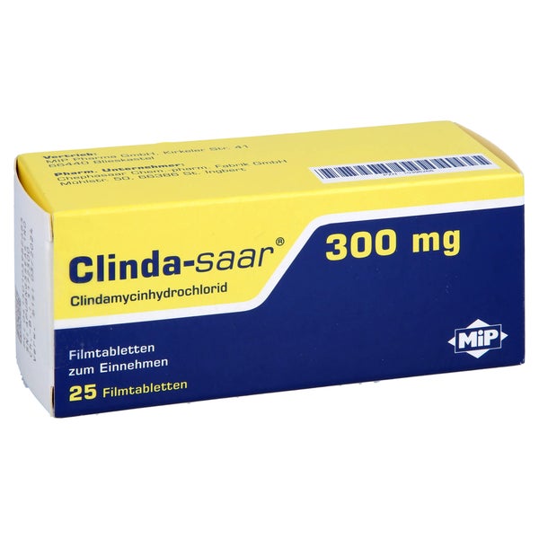 Clinda-saar 300 mg Filmtabletten 25 St