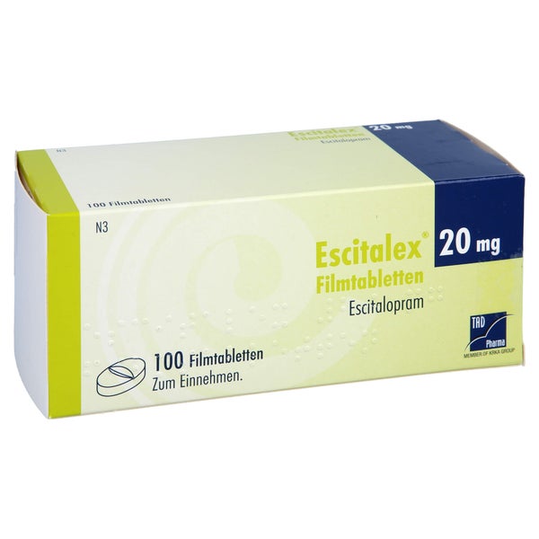 Escitalex 20 mg Filmtabletten 100 St