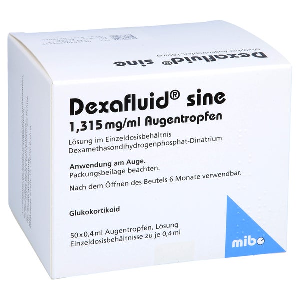 DEXAFLUID sine 1,315 mg/ml Augentr.i.Einzeldosisb. 50X0,4 ml