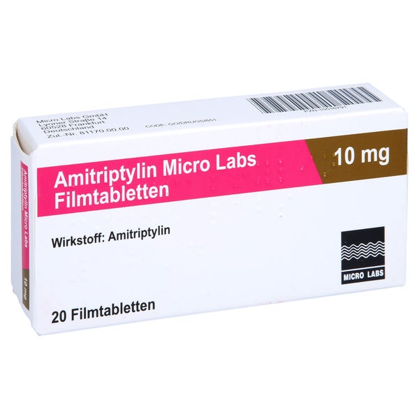 AMITRIPTYLIN Micro Labs 10 mg Filmtabletten 20 St