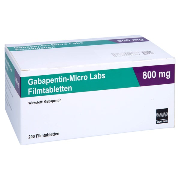 GABAPENTIN Micro Labs 800 mg Filmtabletten 200 St
