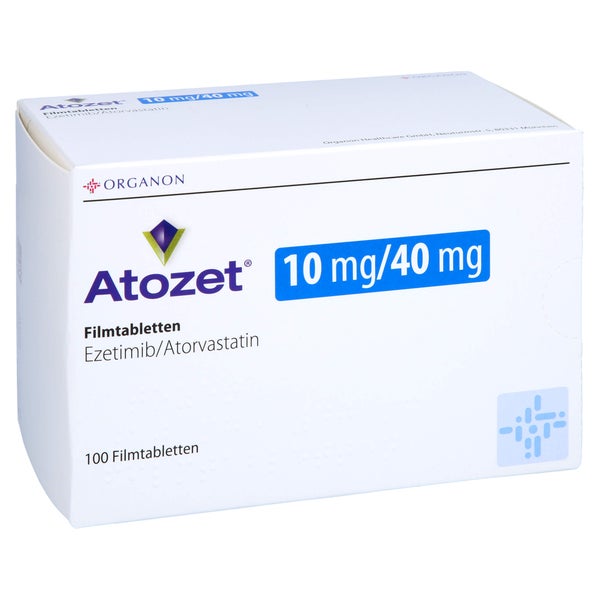 Atozet 10 Mg/40 mg Filmtabletten 100 St