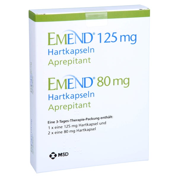 Emend 125 Mg/80 mg Hartkapseln 3 St