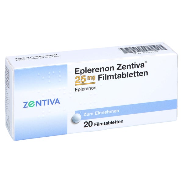 Eplerenon Zentiva 25 mg Filmtabletten 20 St