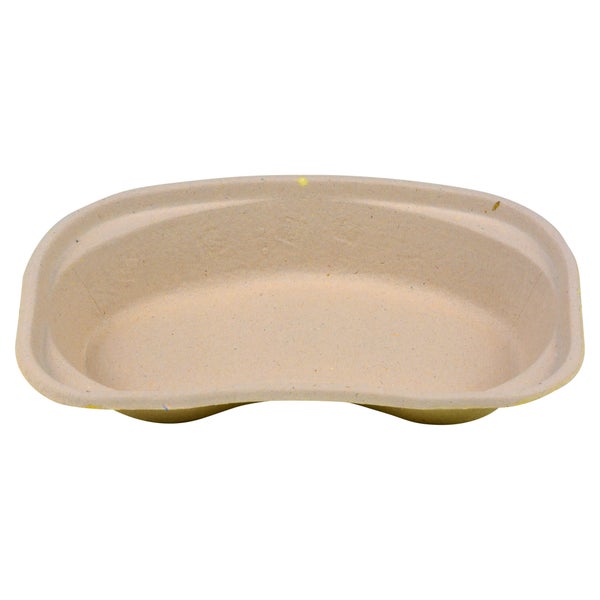 Nierenschale Pappe 48x150x255 mm grau 10 St