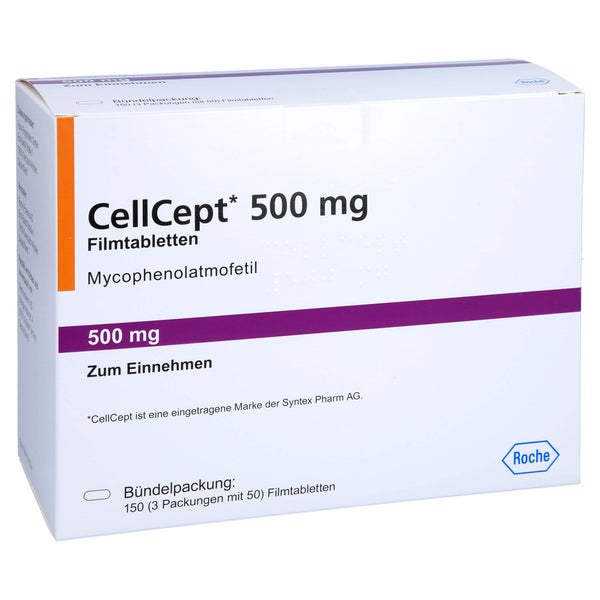 Cellcept 500 mg Filmtabletten 150 St