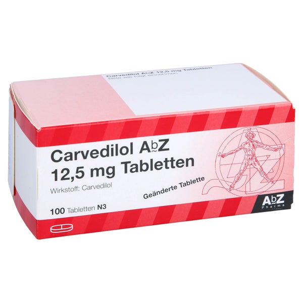 Carvedilol AbZ 12,5 mg Tabletten 100 St