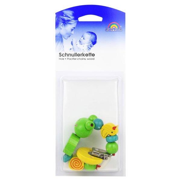 Schnullerkette Holz Frosch 1 St