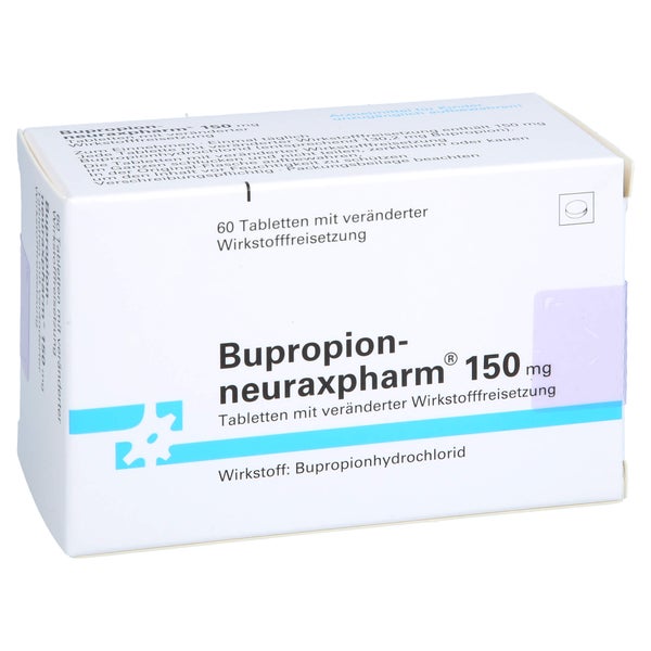 BUPROPION-neuraxpharm 150 mg Tab.verä.Wfrs. 60 St