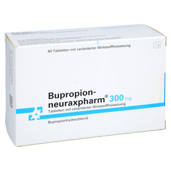BUPROPION-neuraxpharm 300 mg Tab.verä.Wfrs. 60 St