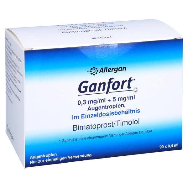 GANFORT 0,3 mg/ml + 5 mg/ml AT im Einzeldosisbeh. 90X0,4 ml