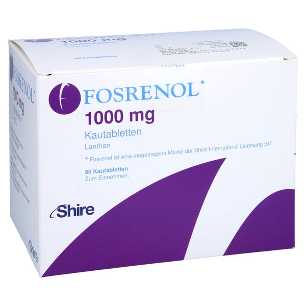 Fosrenol 1000 mg Kautabletten 90 St