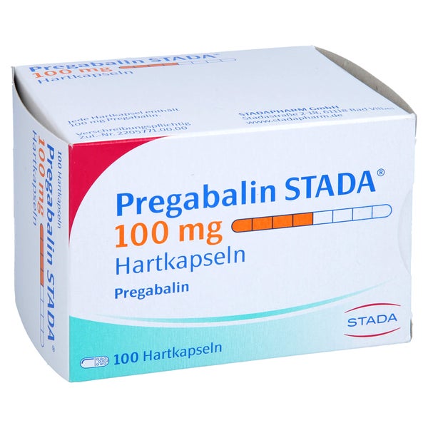 Pregabalin Stada 100 mg Hartkapseln 100 St