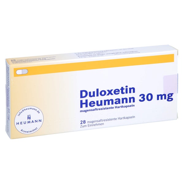 DULOXETIN Heumann 30 mg magensaftres.Hartkapseln 28 St