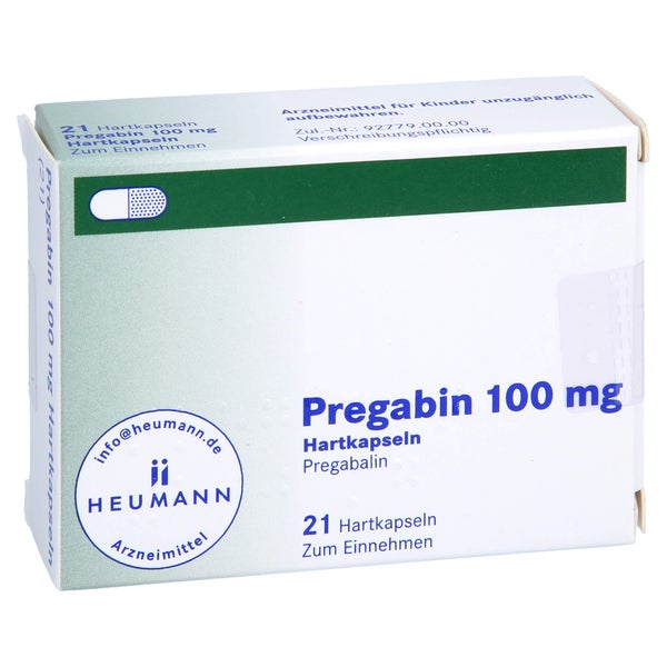 Pregabin 100 mg Hartkapseln 21 St