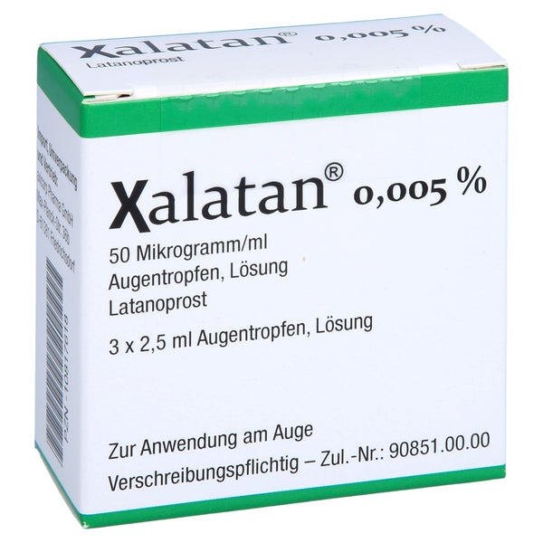 Xalatan 0,005% Augentropfen 3X2,5 ml