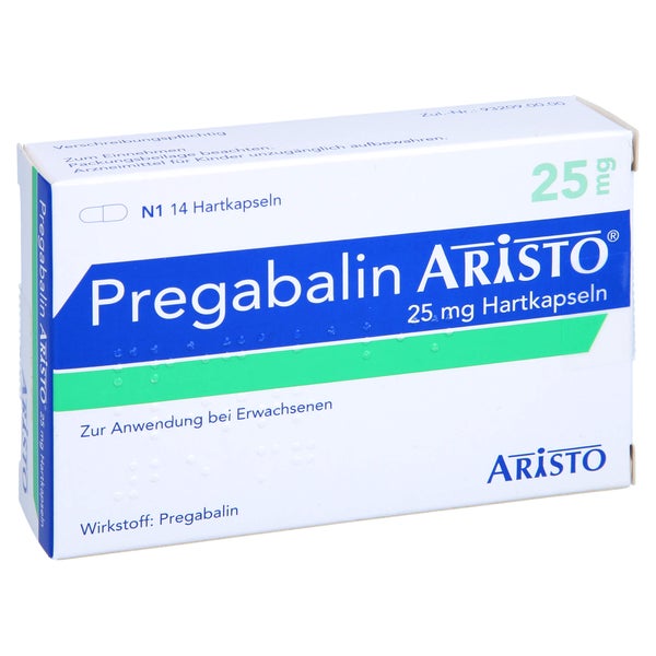 Pregabalin Aristo 25 mg Hartkapseln 14 St