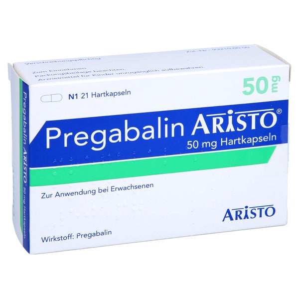 Pregabalin Aristo 50 mg Hartkapseln 21 St