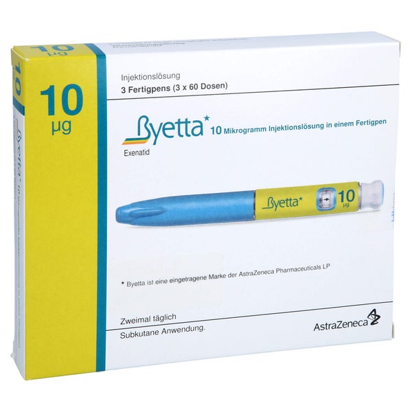 BYETTA 10 µg Injektionslösung i.e.Fertigpen 3 St