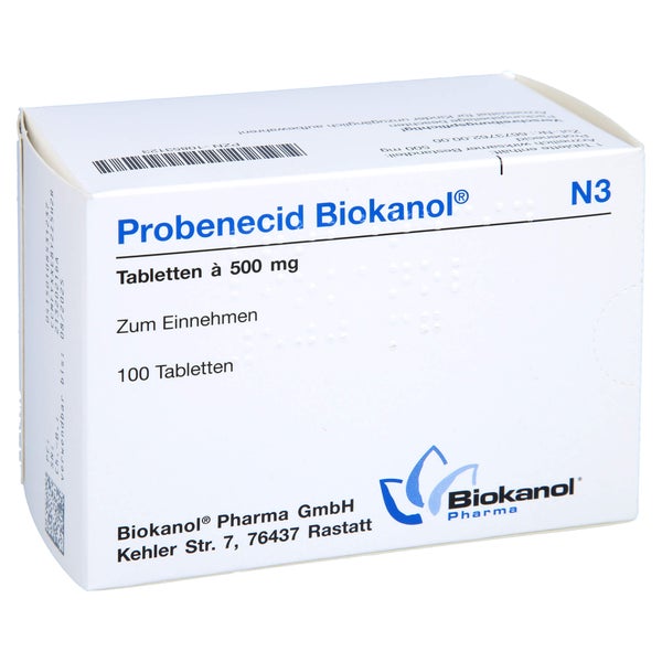 Probenecid Biokanol Tabletten 100 St