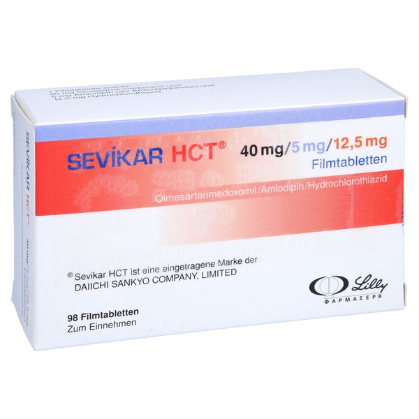 SEVIKAR HCT 40 mg/5 mg/12,5 mg Filmtabletten 98 St