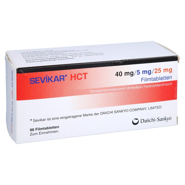 SEVIKAR HCT 40 mg/5 mg/25 mg Filmtabletten 98 St