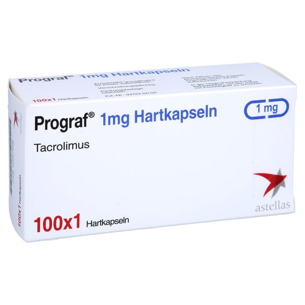 Prograf 1 mg Hartkapseln 100 St
