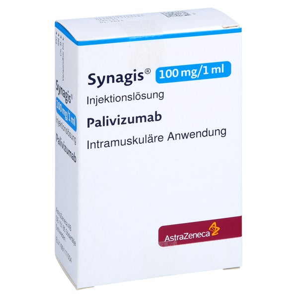 SYNAGIS 100 mg Injektionslösung 100 mg/ml Dsfl. 1X1,0 ml