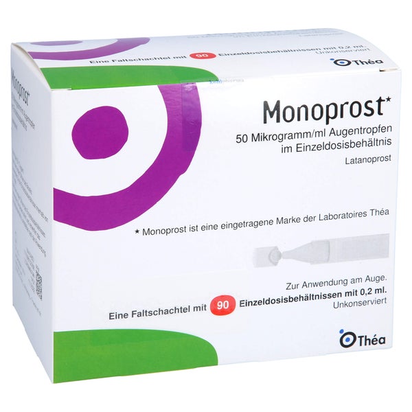 MONOPROST 50 Mikrogramm/ml Augentr.in Einzeldosen 90X0,2 ml