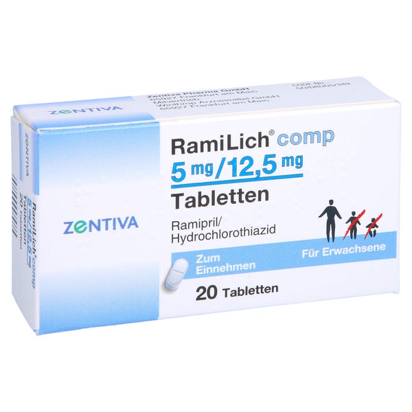 Ramilich comp 5 mg/12,5 mg Tabletten 20 St
