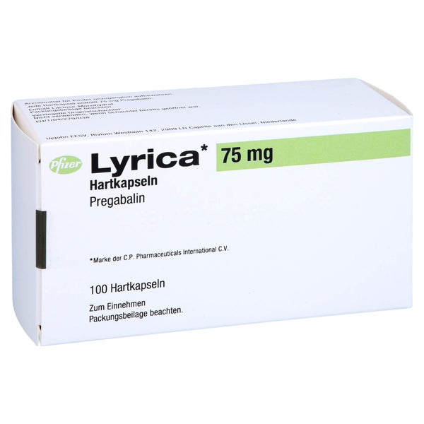Lyrica 75 mg Hartkapseln 100 St
