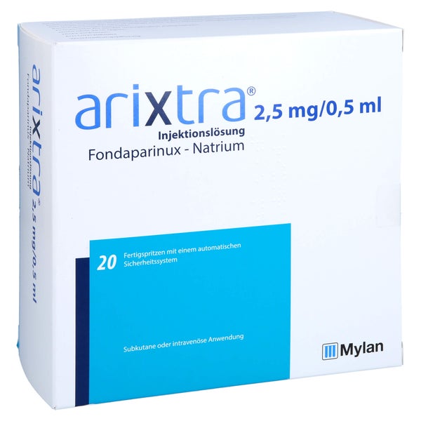 ARIXTRA 2,5 mg/0,5 ml Inj.-Lsg.i.e.Fertigspritze 20X0,5 ml