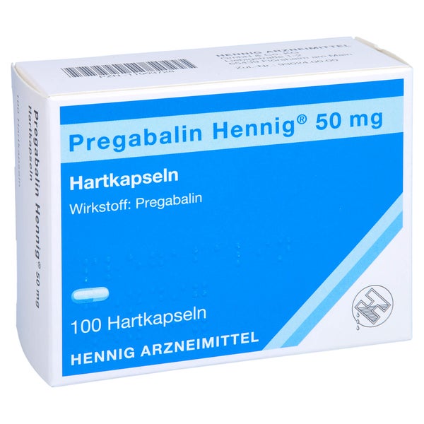 Pregabalin Hennig 50 mg Hartkapseln 100 St