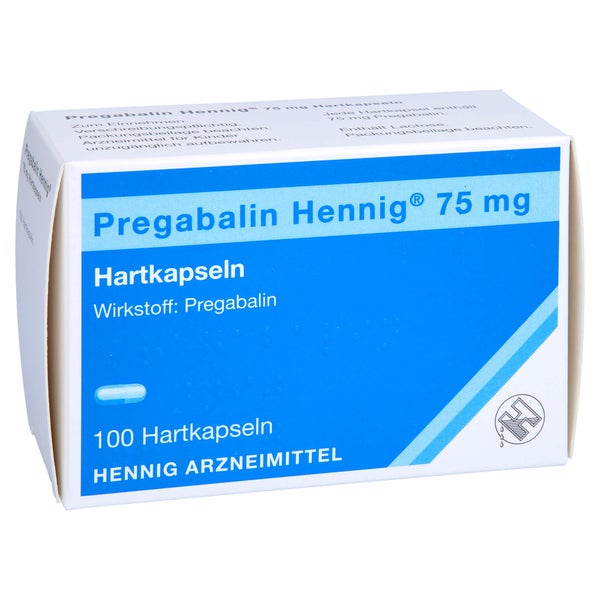 Pregabalin Hennig 75 mg Hartkapseln 100 St