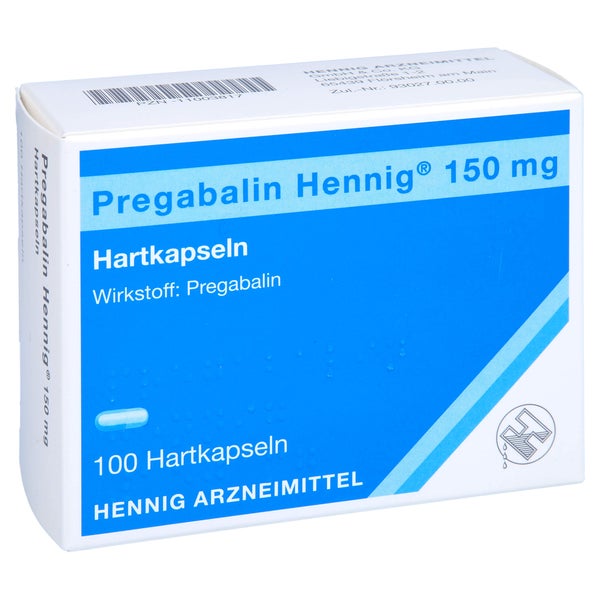 Pregabalin Hennig 150 mg Hartkapseln 100 St