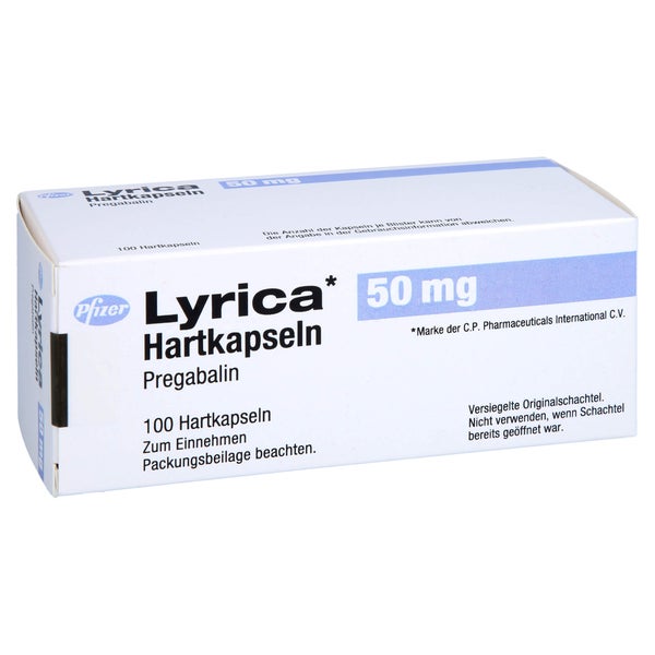 Lyrica 50 mg Hartkapseln 100 St