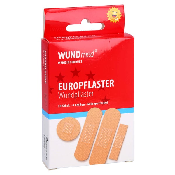 EURO Pflaster Wasserabweisend 4 Größen 20 St
