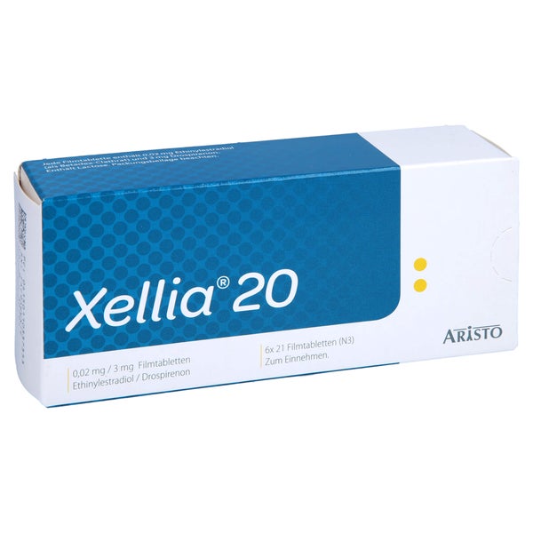 Xellia 20 0,02 mg/3 mg Filmtabletten 6X21 St