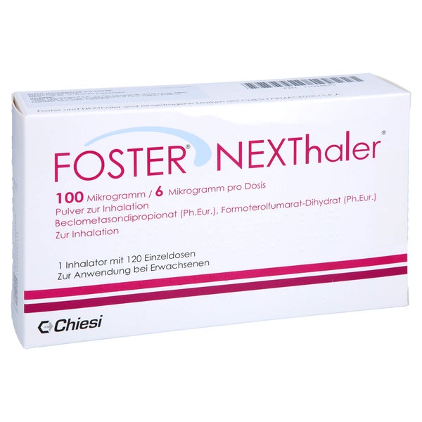 FOSTER NEXThaler 100/6 µg 120 ED Inhalationspulver 1 St