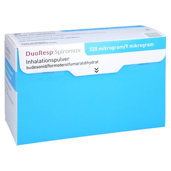 DUORESP Spiromax 320µg/9 µg/Dosis 3x60ED Inh.-Plv. 3 St