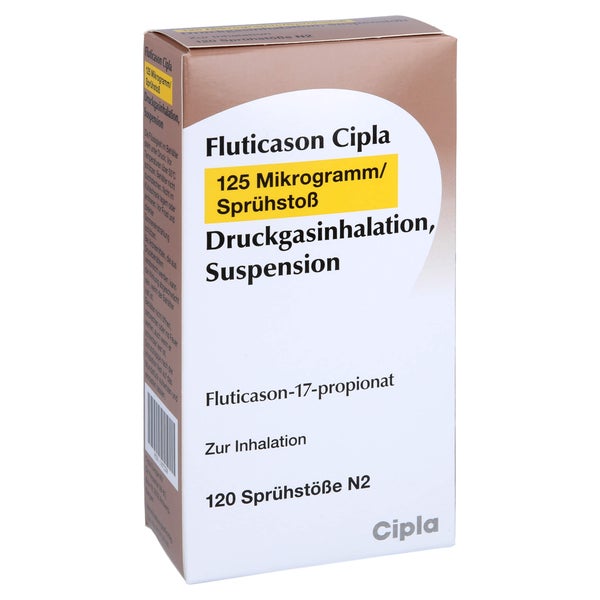 FLUTICASON Cipla 125 Mikrogramm/Sprühstoß 120 Hub 1 St