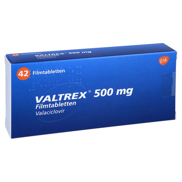 Valtrex 500 mg Filmtabletten 42 St