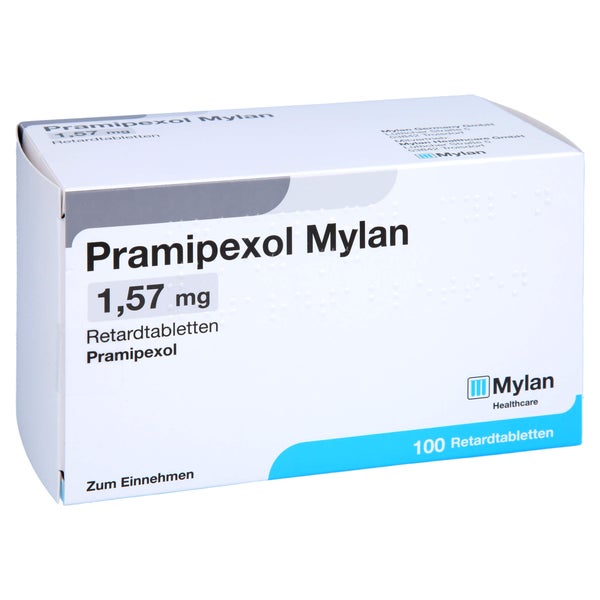 PRAMIPEXOL Mylan 1,57 mg Retardtabletten 100 St