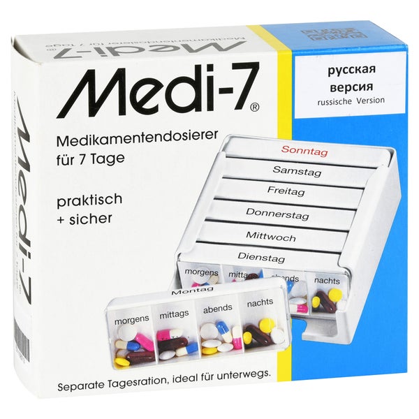 MEDI 7 Medikamentendos.f.7 Tage weiß rus 1 St