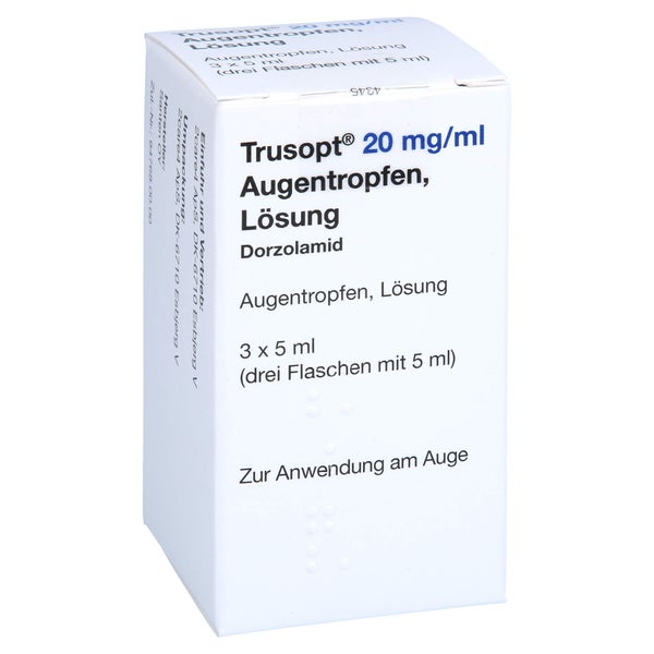Trusopt 20 Mg/ml Augentropfen 3X5 ml
